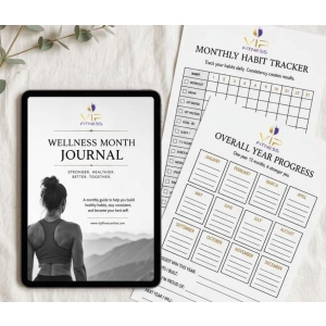 VIP Fitness Wellness Journal (Instant Download)